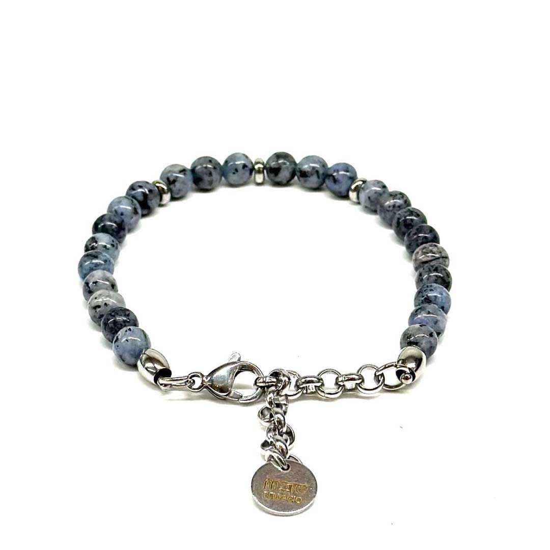 Gemstone/Steel Pietre6 Grey Labradorite - Image 2