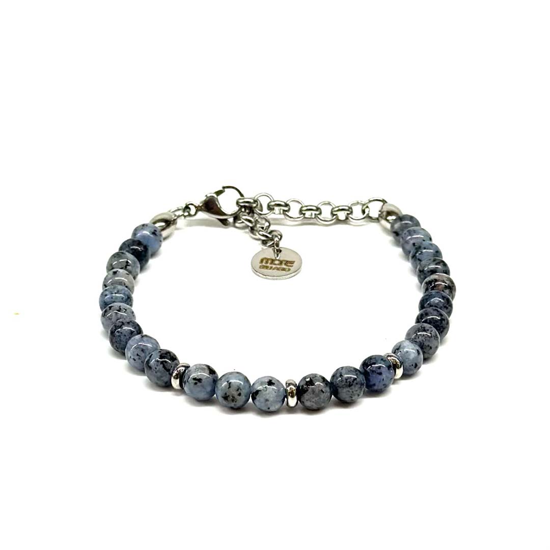 Gemstone/Steel Pietre6 Grey Labradorite