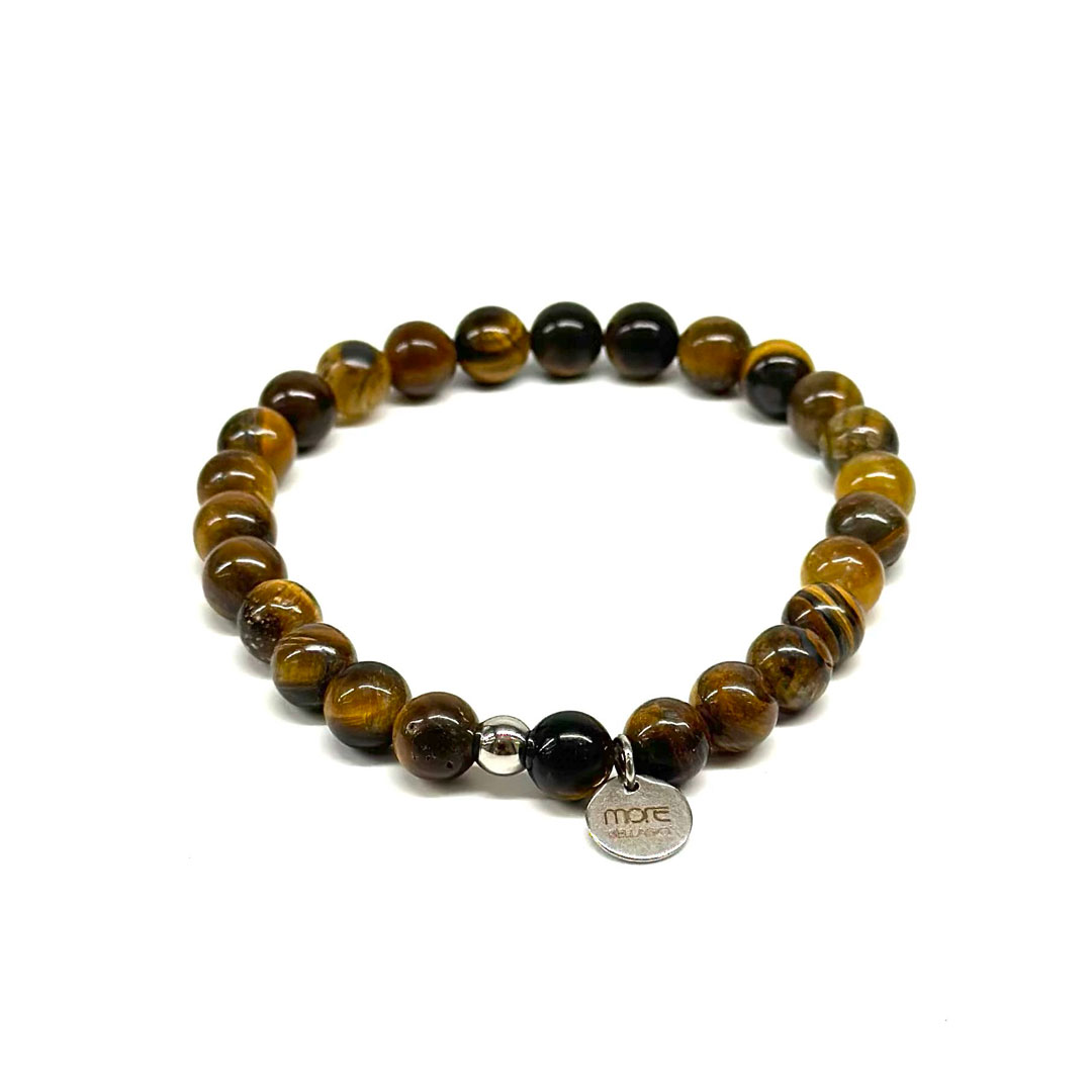 Gemstone/Steel Pietre8 Bracelet Tiger's Eye