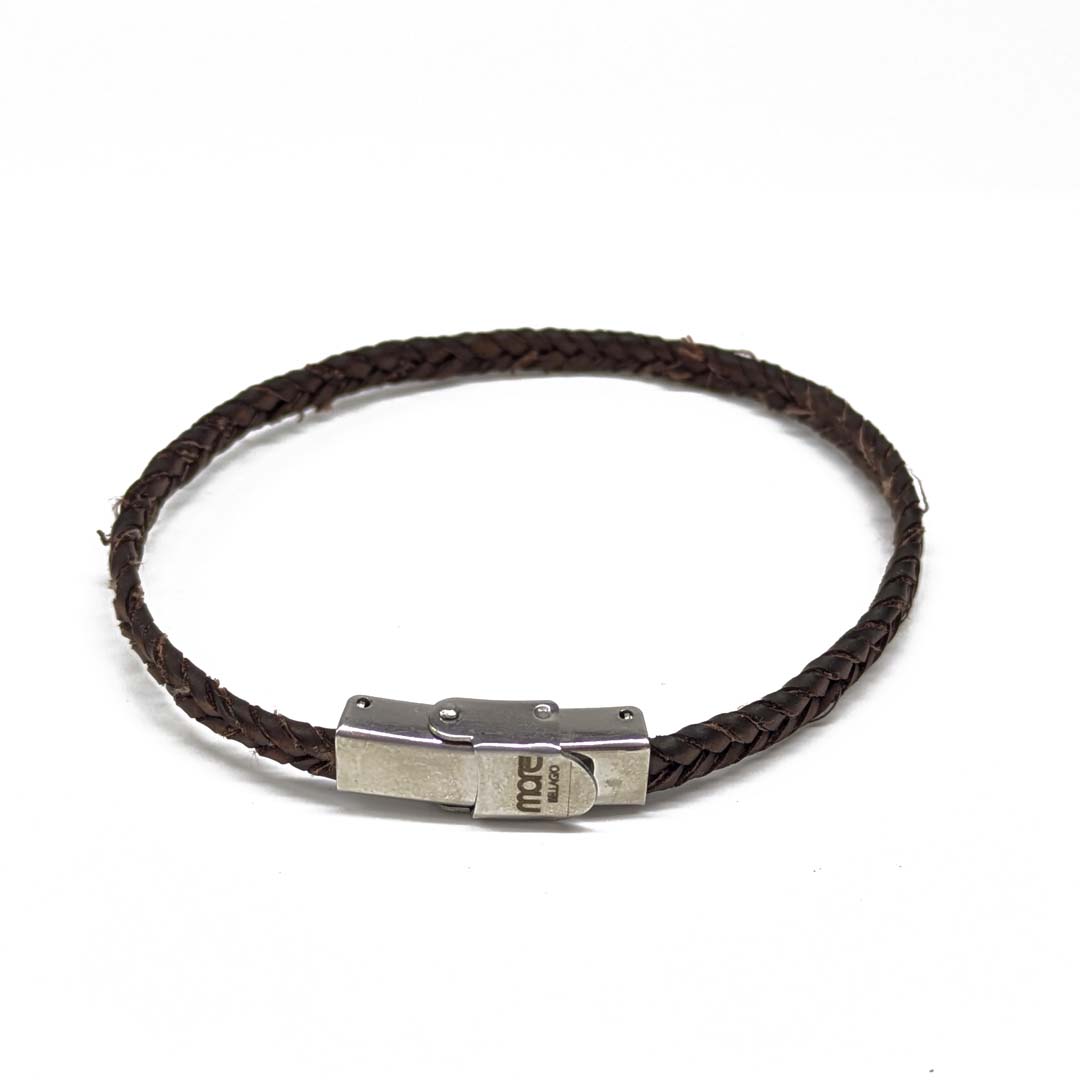 Bellagio Leather Bracelet Brown - Image 2
