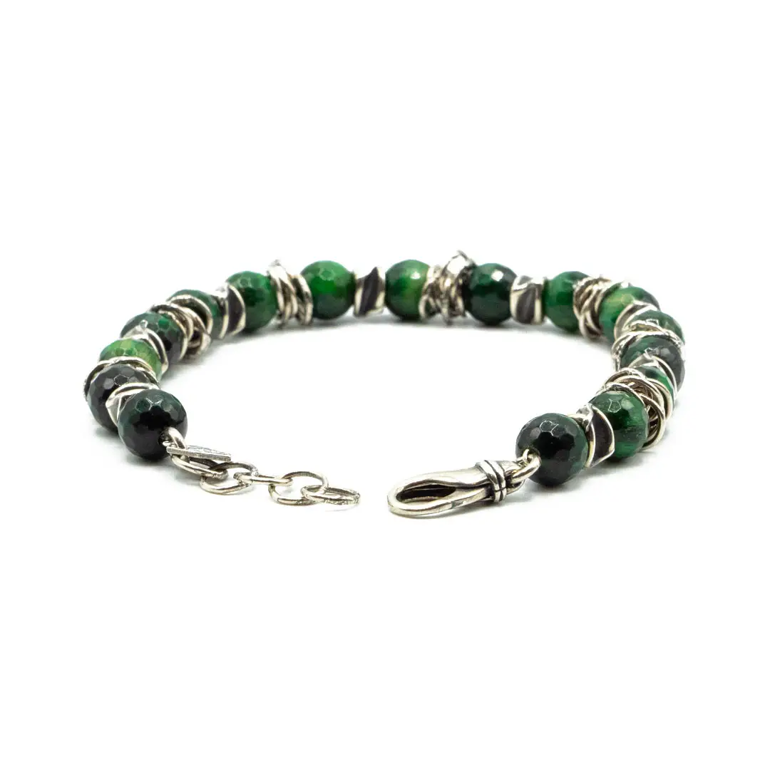 Gemstones/Aged Silver Bracelet Plus Vasco - Image 2