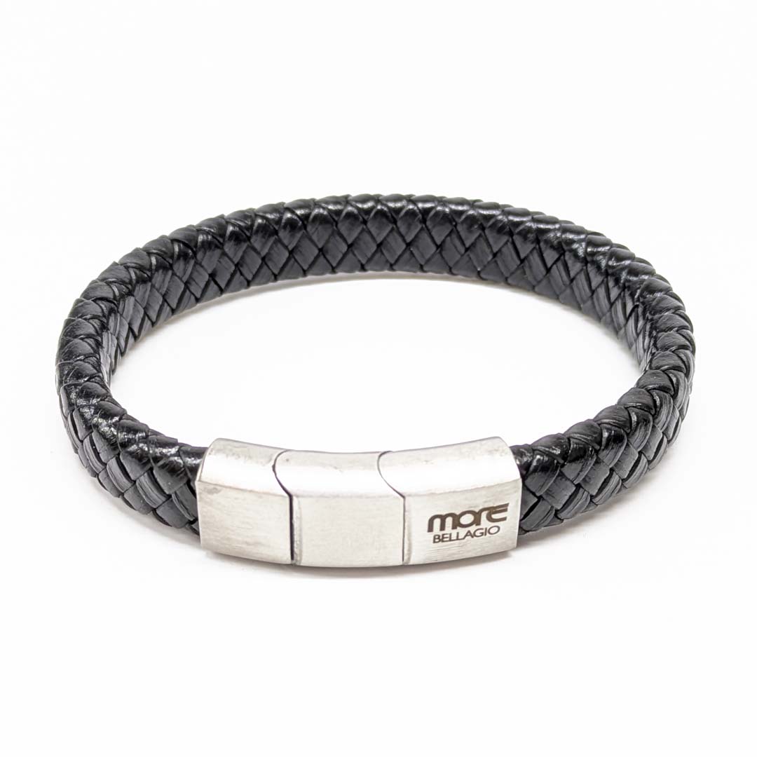 Grand Bretagna Leather Bracelet Black - Image 2
