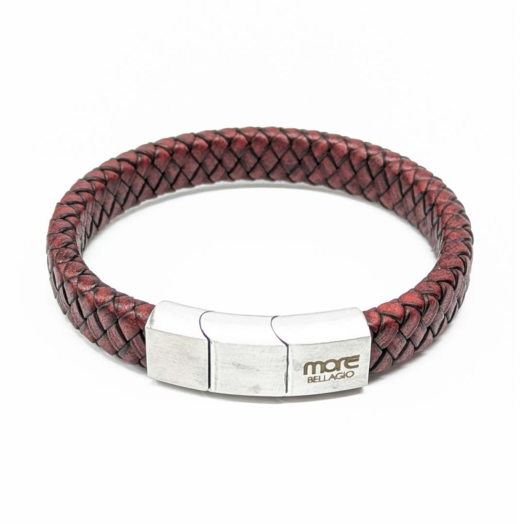 Grand Bretagna Leather Bracelet Red - Image 2