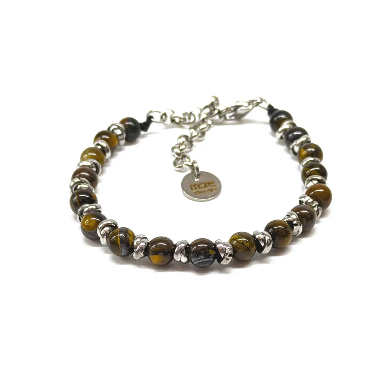 Gemstone/Steel Pietre6+ Tiger's Eye
