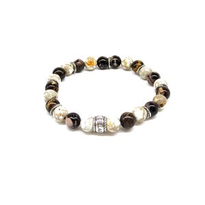 Gemstones/Aged Silver Bracelet Big Chic Gassa