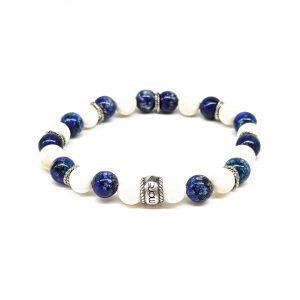 Gemstones/Aged Silver Bracelet Big Chic Solaris