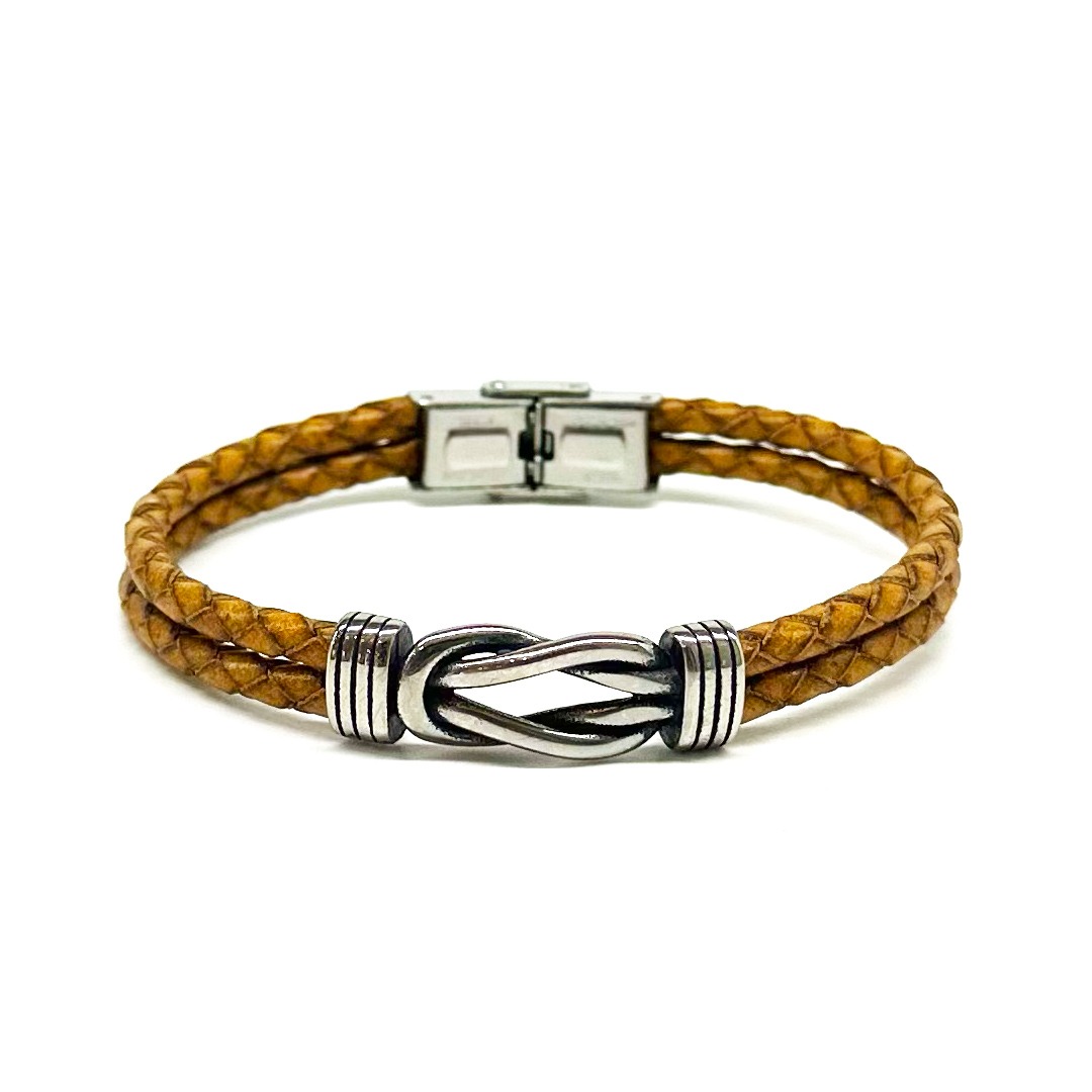 Villa Erba Leather Bracelet Cuoio