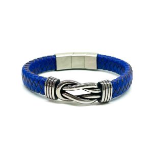 Villa Lario Leather Bracelet Blue