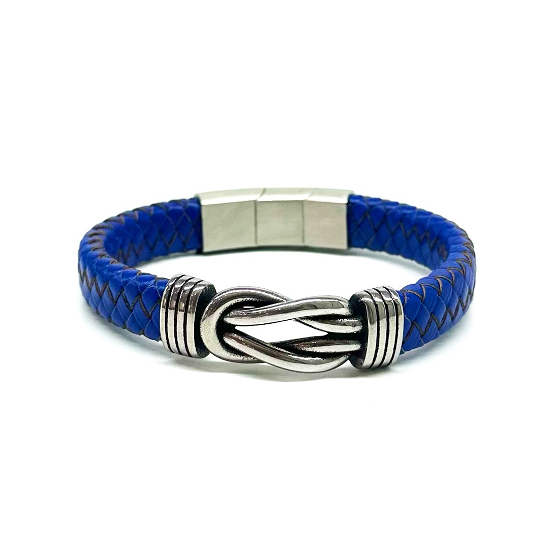 Villa Lario Leather Bracelet Blue