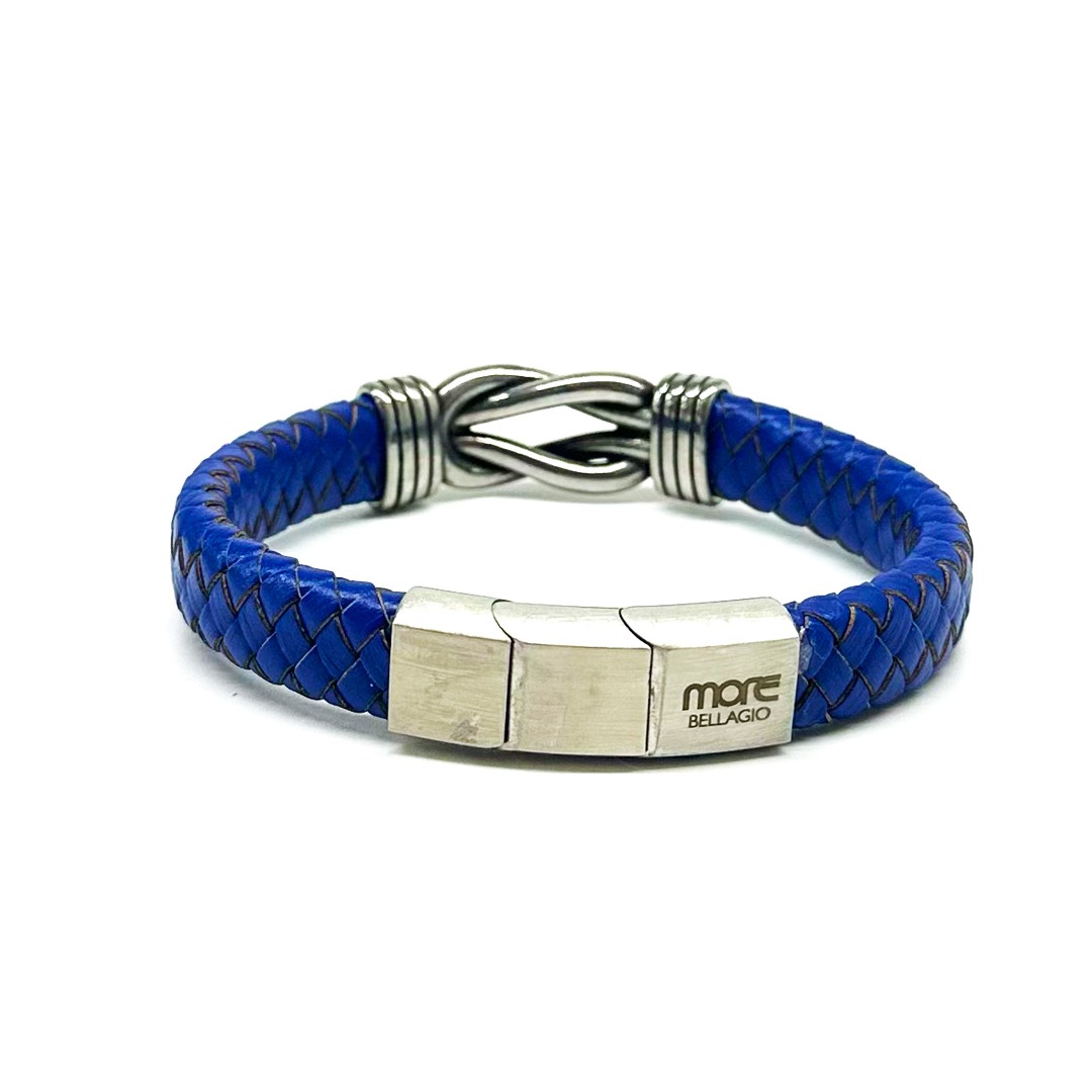 Villa Lario Leather Bracelet Blue - Image 2