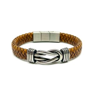 Villa Lario Leather Bracelet Cuoio