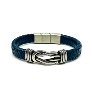 Villa Lario Leather Bracelet Petrol