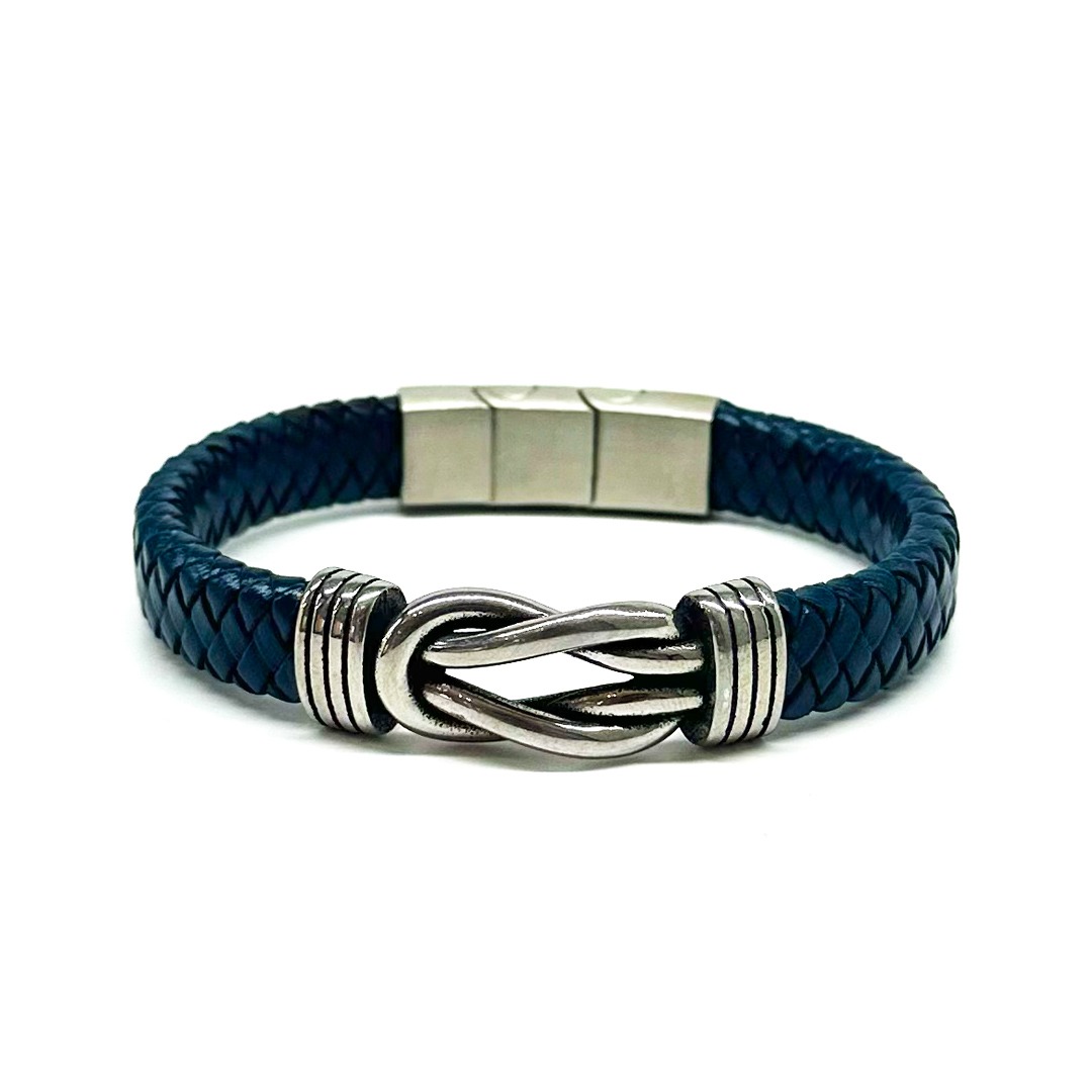 Villa Lario Leather Bracelet Petrol