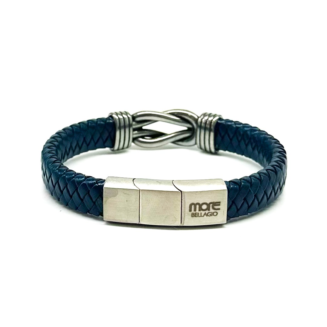 Villa Lario Leather Bracelet Petrol - Image 2